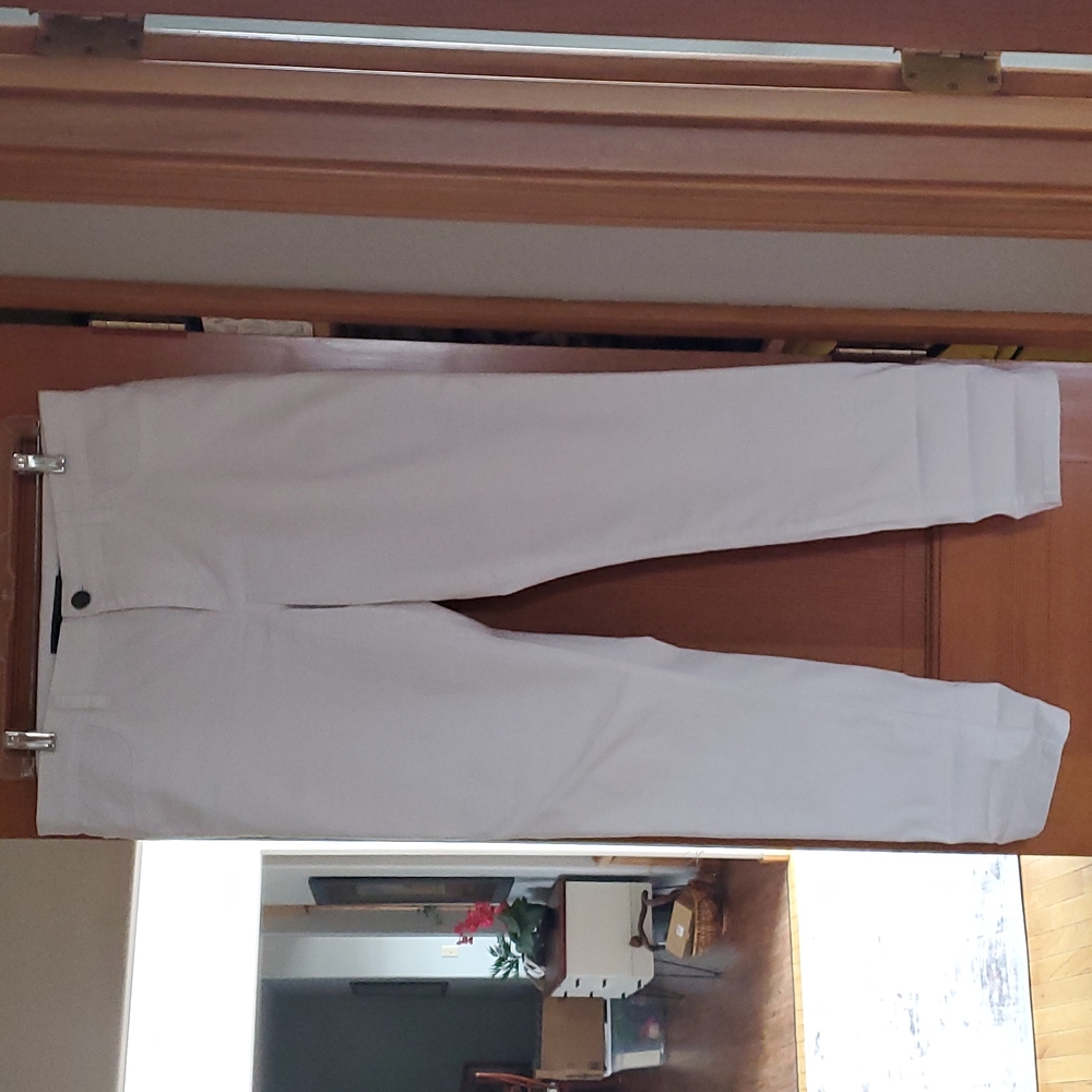 Calvin Klein white and black jeans